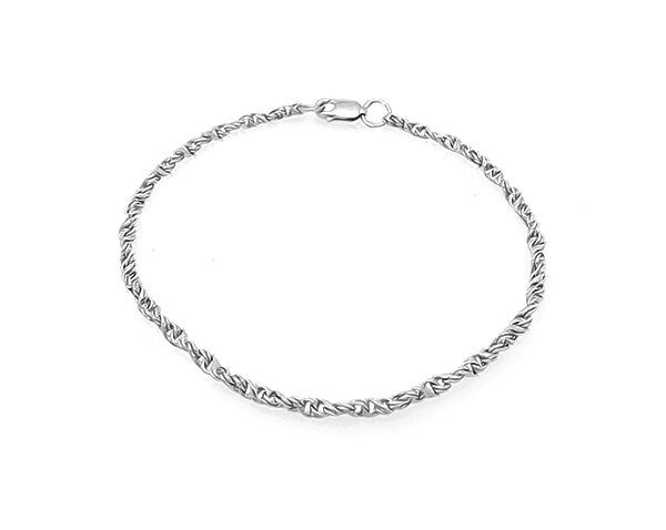Браслет из серебра без вставки, ТР-аврора 0,5