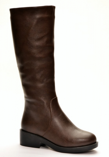 Skovolino SK4811 Сапоги женские кор иск кожа, подклад нат мех (по всей длине модели)