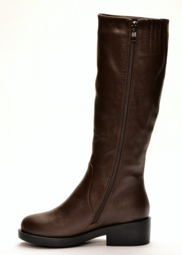 Skovolino SK4811 Сапоги женские кор иск кожа, подклад нат мех (по всей длине модели)