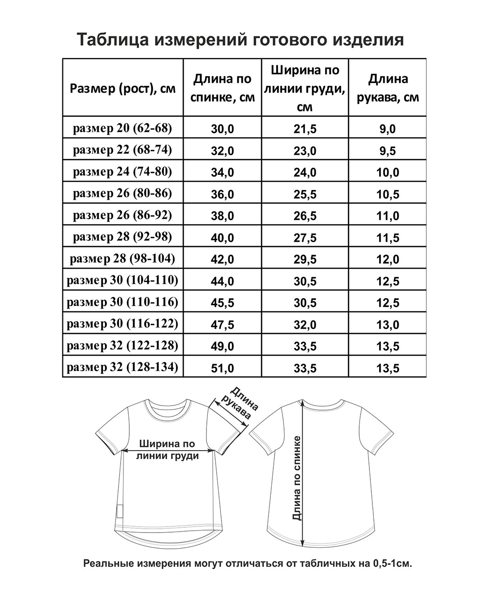 Футболка МИ-МИ-МИШКИ© молочная