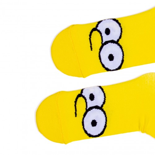 Жёлтые носки с глазами