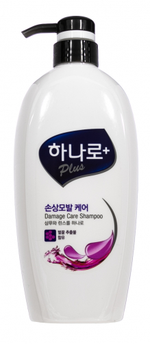 Шампунь для волос Восстанавливающий Ханаро+,  Damage Care Shampoo 680мл