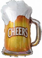 Шар (29''/74 см) Фигура, Пиво в кружке, 1 шт.