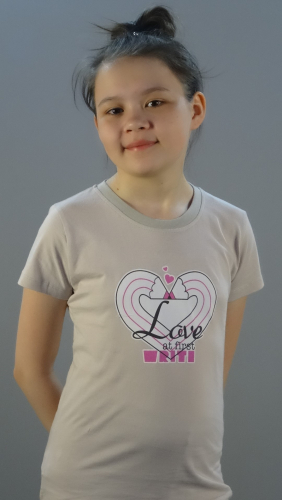 фуфайка(футболка) для девочек                                100% хлопоккулирка