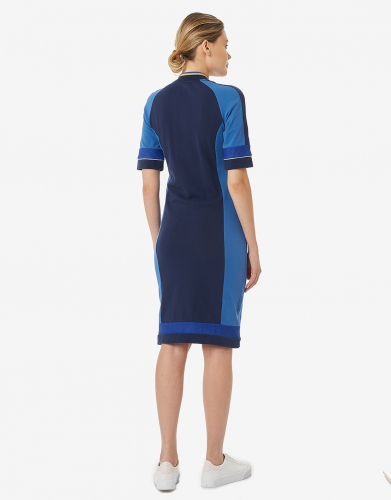 Платье поло женское (синий) w13450sf-nn191