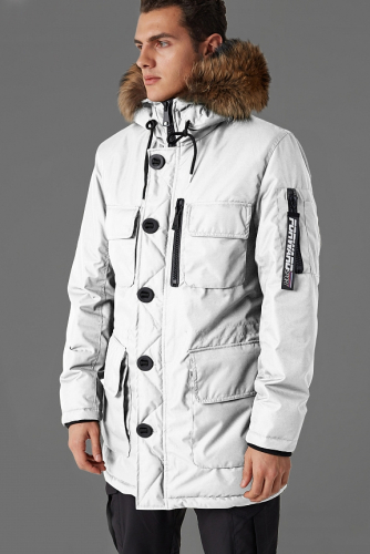 m08209fs-ww182 Куртка утепленная мужская (белый)