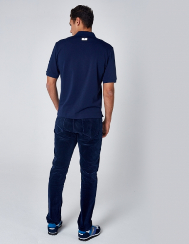 m13204fs-nn182 Рубашка поло мужская (синий)
