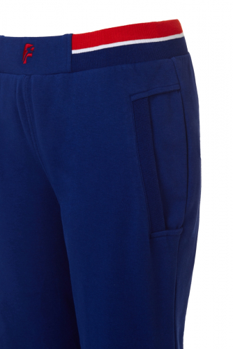 Расклешенные спортивные брюки женские, синие w15520sf-nn181