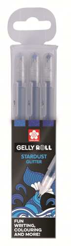 Набор гелевых ручек Gelly Roll Stardust Океан 3 штуки в блистере