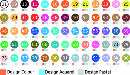 Набор цветных карандашей Design 48 цветов в подарочной упаковке