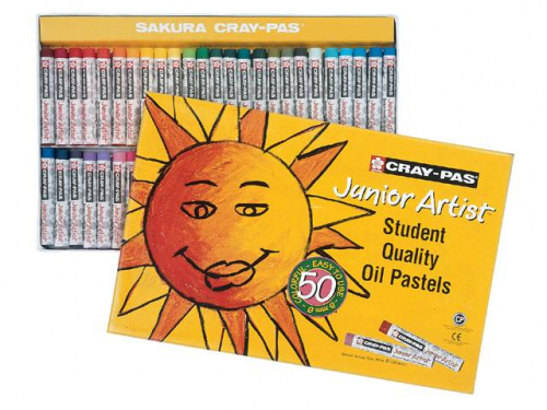 Набор масляной пастели Junior Artist 50 цветов в картонной упаковке