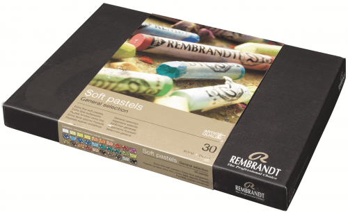 Набор сухой мягкой пастели Rembrandt Базовый 30 цветов (основные цвета) в картонной упаковке