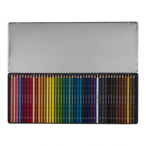 Набор цветных карандашей Bruynzeel 'Parrot' 45 цветов в металлической упаковке