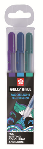 Набор гелевых ручек Gelly Roll Moonlight Океан 3 штуки в блистере