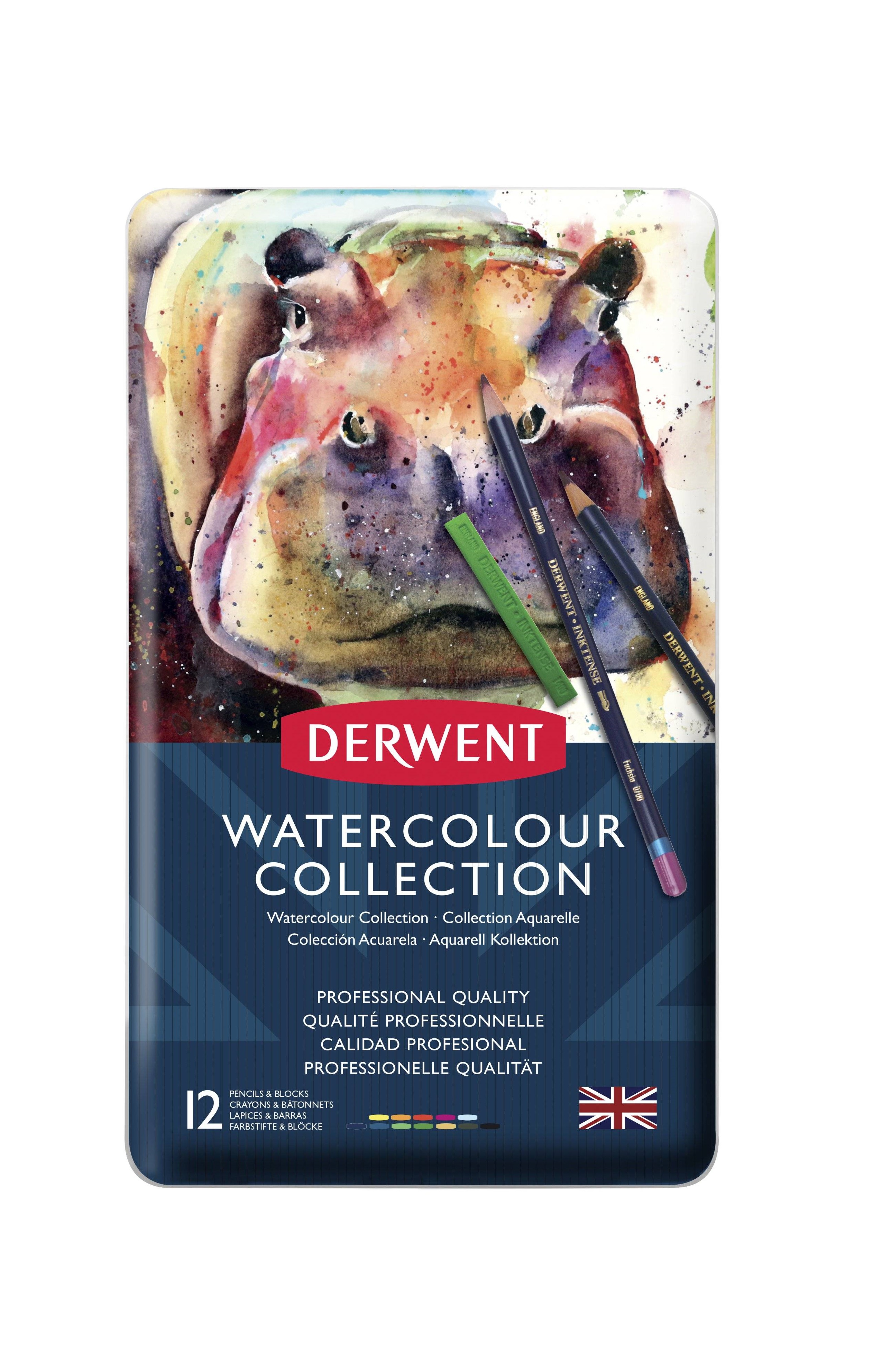 Набор карандашей Watercolour Collection 12 предметов в металлической упаковке