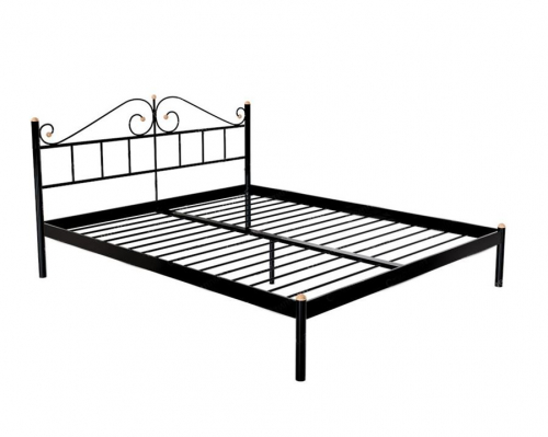 Кровать односпальная Роззана (90х200 металлическое основание) Белый