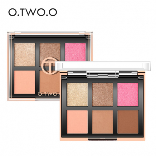 O.TWO.O тени 6цв + румяна 2цв (арт. 9982)