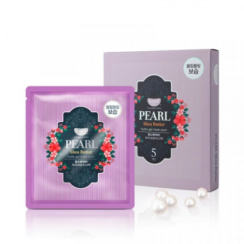 НАБОР Гидрогелевая маска для лица с жемчугом и маслом ши Koelf Pearl& Shea Butter Hydro Gel Mask Pack 5шт
