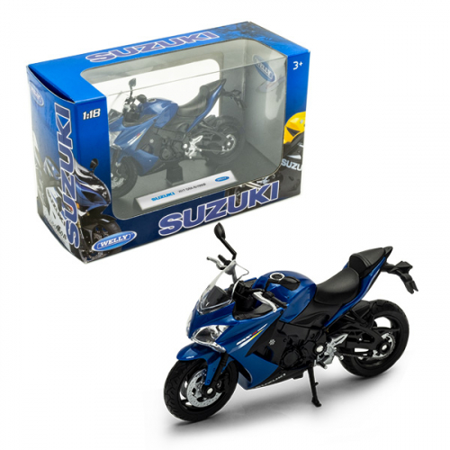 Игрушка модель мотоцикла 1:18 Suzuki GSX S1000F