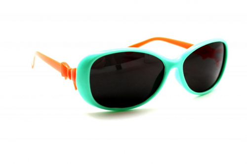 детские солнцезащитные очки зеленый оранжевый