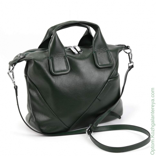 Женская кожаная сумка 2230 Зеленый