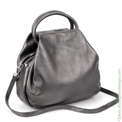 Женская кожаная сумка 18608 Сильвер