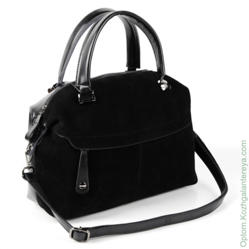Женская кожаная сумка 2966-2 Блек