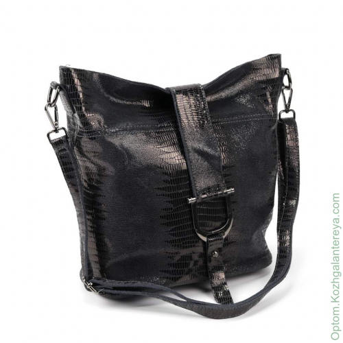 Женская кожаная сумка 6012-1(3) Грей