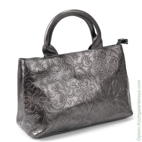 Женская кожаная сумка 1667 Сильвер
