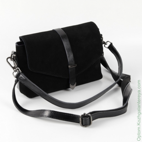 Женская кожаная сумка 6004-2 Блек