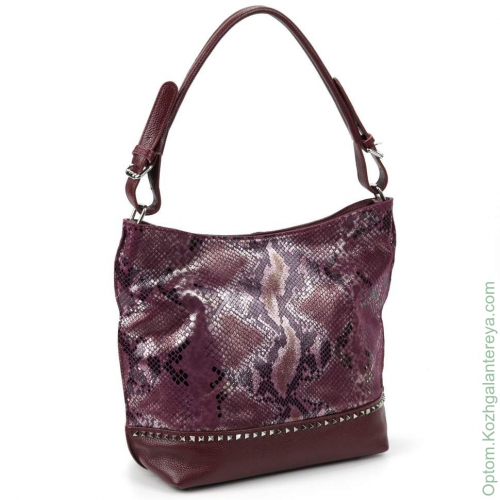 Женская кожаная сумка 1491-С Вайн