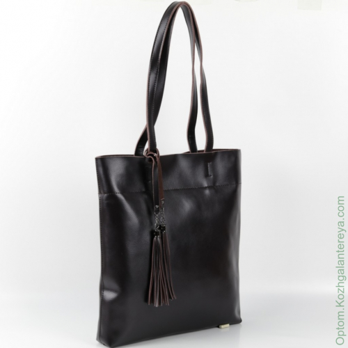 Женская кожаная сумка 1830 Кофе-2