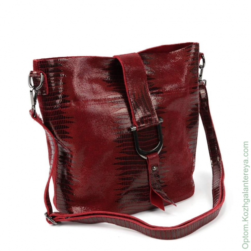 Женская кожаная сумка 6012-1(2) Ред