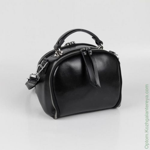 Женская кожаная сумка 633 Блек