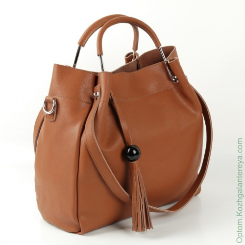 Женская кожаная сумка 499 Браун