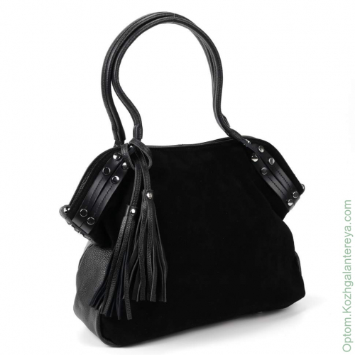 Женская кожаная сумка 2837-2 Блек