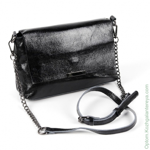 Женская кожаная сумка 201-L Блек