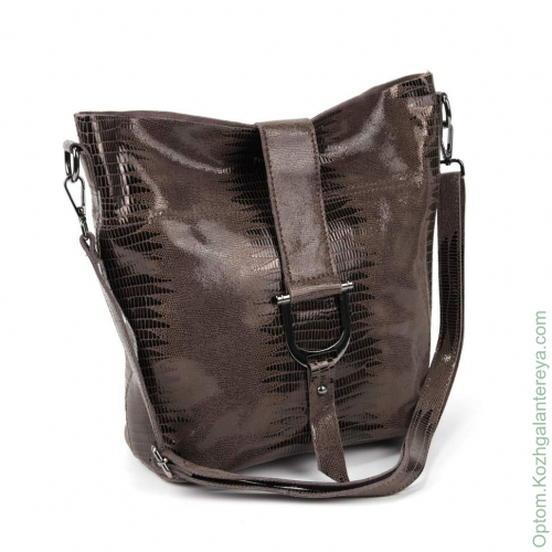 Женская кожаная сумка 6012-1(4) Хаки