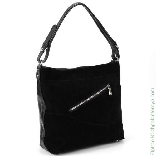 Женская кожаная сумка 1058-В Блек