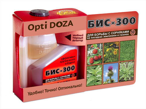 Бис-300 фл. 50мл Opti DOZA 19шт/м (от сорняков земляника,газоны) ВХ