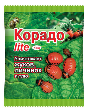 Корадо Лайт (амп.4мл) от колорад.жуков,личинок,тли 150шт/м ВХ ЦВ.ПАКЕТ