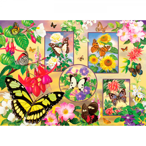 Пазл 500 элементов - Волшебные бабочки