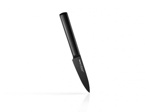 2434 FISSMAN Нож Овощной SHINTO 9см с покрытием Black non-stick coating (3Cr13 сталь)