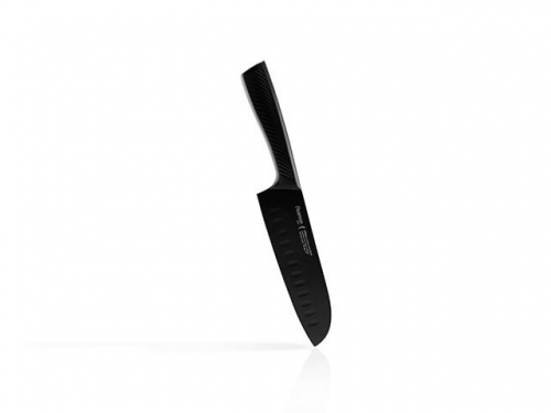 2481 FISSMAN Нож Сантоку SHINAI 18см с покрытием Graphite (3Cr14 сталь)