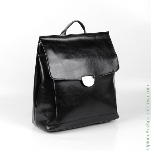 Женский кожаный рюкзак 1052 Блек