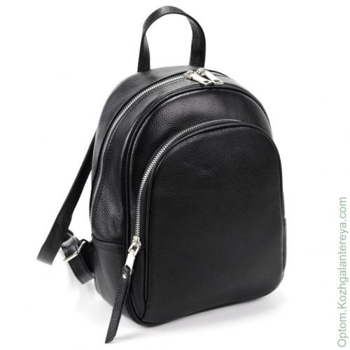 Женский кожаный рюкзак 1461-А1 Блек