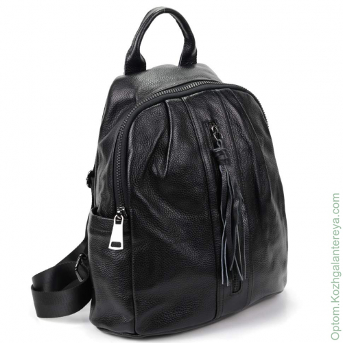 Женский кожаный рюкзак 981 Блек