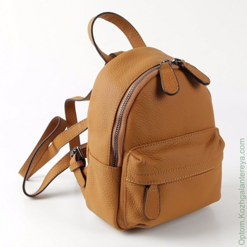 Женский кожаный рюкзак СР 8071/Браун