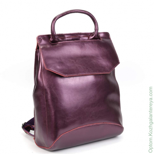 Женский кожаный рюкзак W269 Виолет Голден