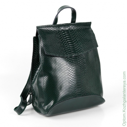 Женский кожаный рюкзак НТ-206G Грин
